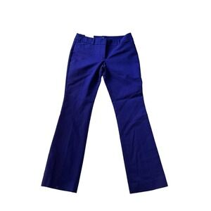 Mossimo Dress Pants Women's purple Size 8 Stretched Straight Leg Cotton Blend